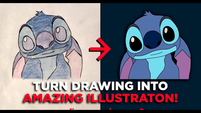 vectorize, trace, redraw, trace, sketch to a logo or illustration