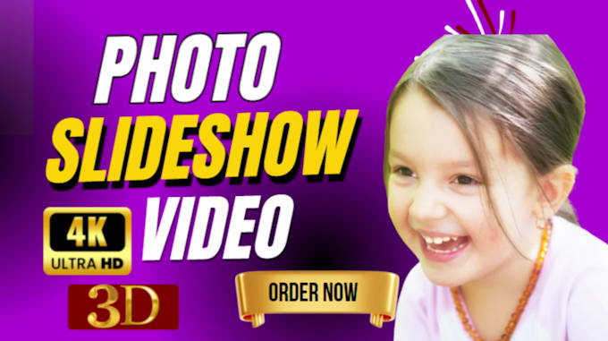 create emotional wedding, birthday or anniversary photo slideshow video