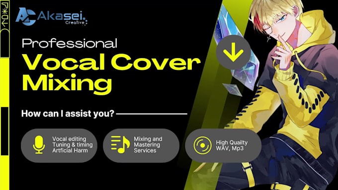 do tuning, time, mix and mastering for singers and utaites