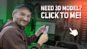 create stl file, 3mf, step from 2d drawing for 3d printing