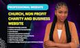 create church website, ministry, nonprofit and wordpress websites