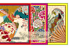 create silk scarves shawl pattern design for textile and prints