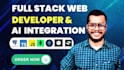 do custom ai saas development with mern, pern, and openai