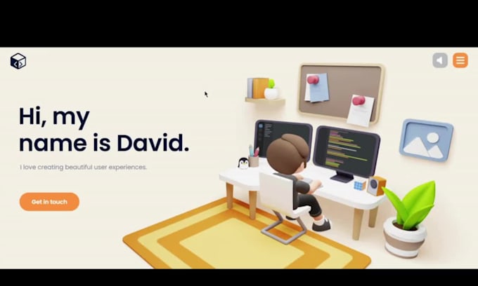 build or redesign 3d animated website, three js, figma to webflow designer react