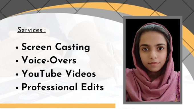 create a high quality screencast tutorial video with voice over