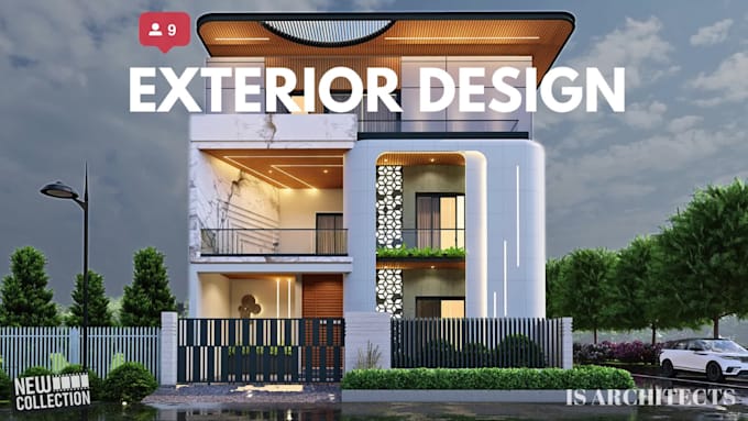do interior design,3d rendering, exterior design architect, 3d model