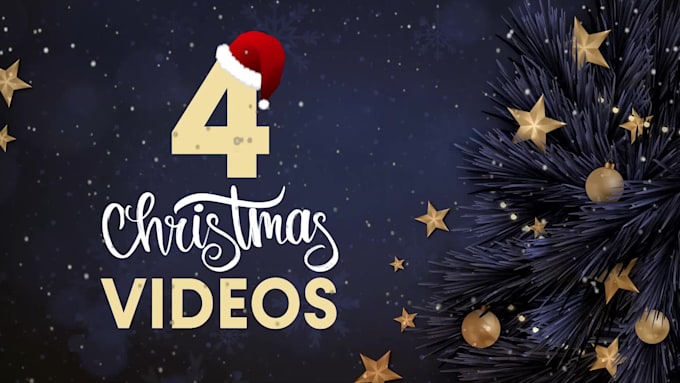 make 4 new year holiday christmas videos