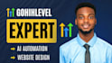build gohighlevel website, ghl sales funnel, ghl landing page ghl automation