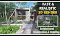 create exterior, interior, and 3d floor plan renderings