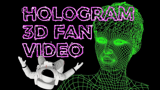 create an amazing hologram 3d video