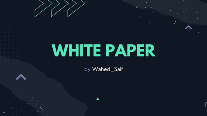write and design crypto, ico or dao whitepaper