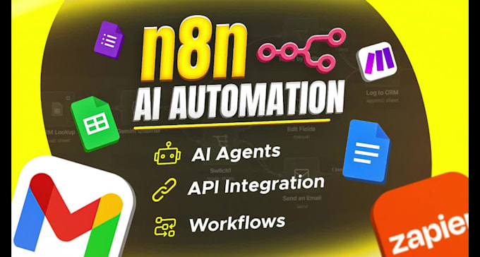 develop n8n ai automation, n8n workflow, custom ai agents, and ai chatbot