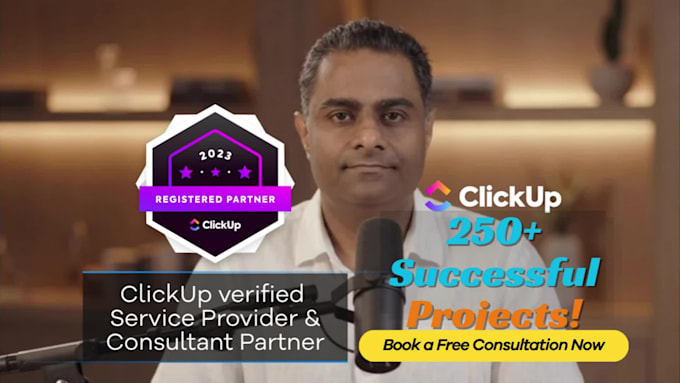 set up clickup as a clickup expert consultant