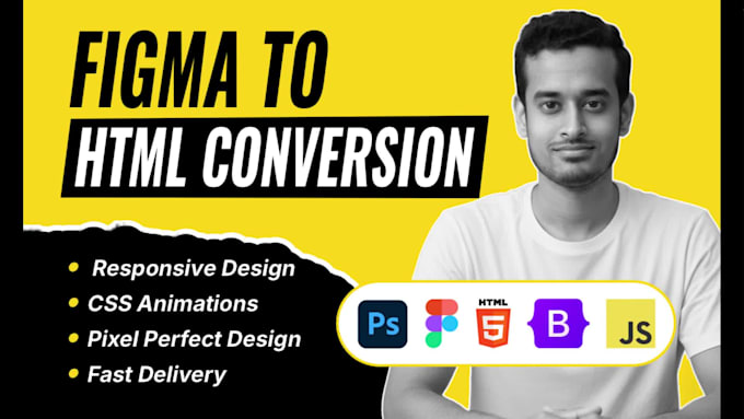 convert figma to HTML CSS bootstrap responsive website