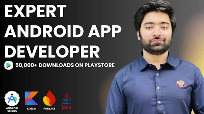 develop kotlin and java android app using android studio