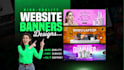 design website banner, web slider, and shopify banner