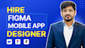 do mobile app design, app screenshots, and figma app design