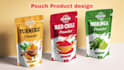 do pouch packaging design, coffee, tea, mylar bag, food label design