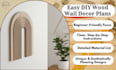 create beginner friendly DIY woodworking plans for wall decor