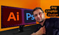 do any graphic project, expert in vector and raster  graphics