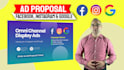 create an ad proposal for facebook instagram and google