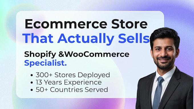 build shopify or woocommerce ecommerce store that converts
