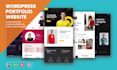 design portfolio website and resume website using wordpress