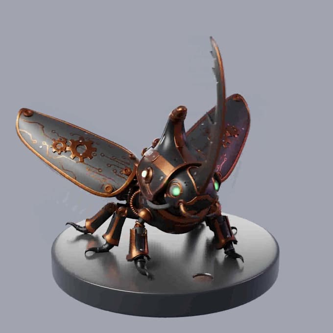 create high quality 3d models in blender, zbrush and substance painter