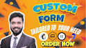 create stunning sign up form,pop up form,custom forms for you