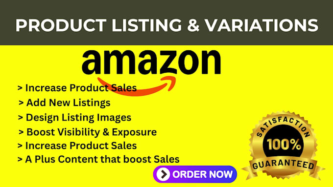 create amazon product listing, variation and fix amazon listing