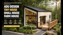 design architectural site plan, tiny house, adu, and small house plans
