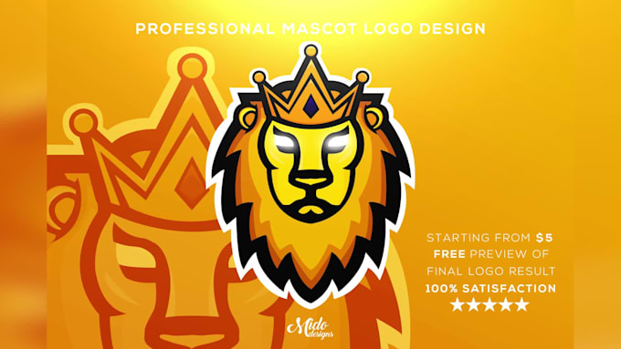 design premium mascot logo for twitch, esports and youtube