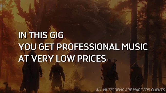 compose professional music for your video game