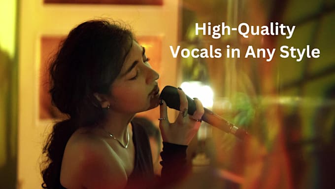 be your professional female singer vocalist