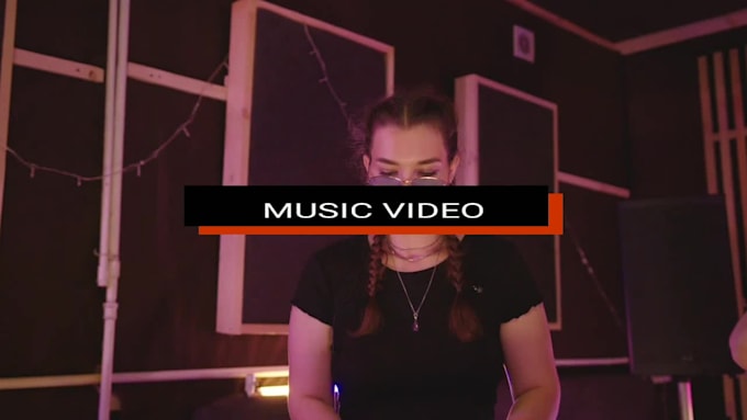 create a dance music video or lyric video with stock footage