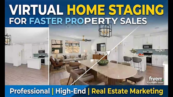do fast photorealistic virtual staging to sell your property faster