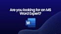 format, edit, type, convert, style documents in ms word