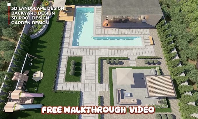 stunning landscape and pool design visualizations