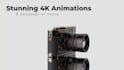 create 4k 360 3d turntable animations of your product