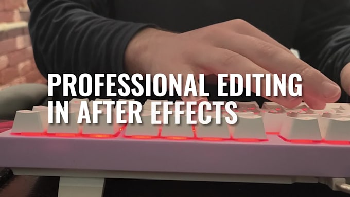 customize your after effects template