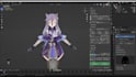 create, rig or fix model for mmd, vrchat, weight paint, vroid, vrm, sfm, vtuber