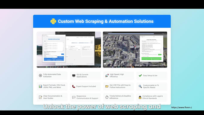 create tools to scrape data and extract information from any website