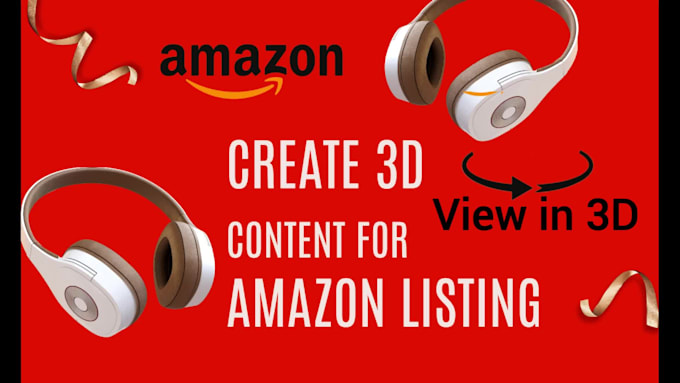 create an interactive 3d, 360 video for amazon product