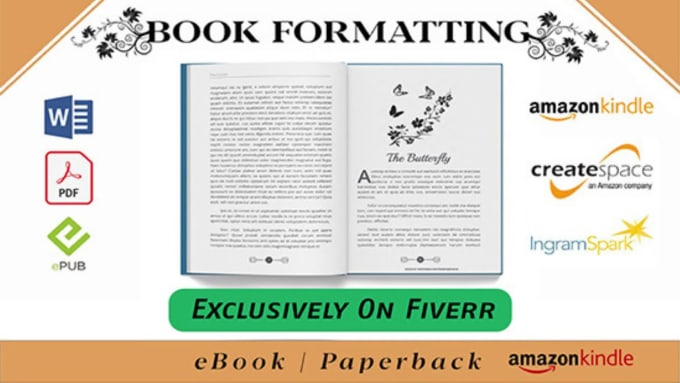 Hire a freelancer to do book formatting for kdp, cover design, and publish your book on amazon