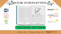 do amazon KDP book formatting, ebook formatting, book cover design