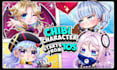 drawing anime chibi character art illustration for pfp, oc, fanart, vtuber