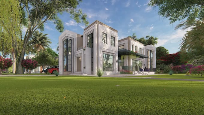 do photo realistic  exterior 3d rendering and animation on lumion