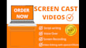 create HD screencast tutorial promo video for web app saas