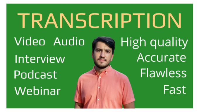 Transcribe audio and do video transcription in 24 hrs, bonus by Amoxyc ...