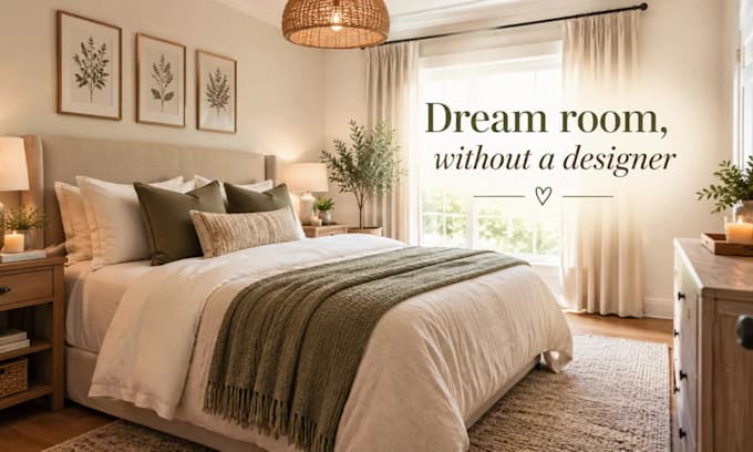 create an interior design mood board with shopping list